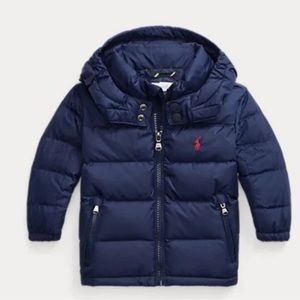 SOLD—Polo Ralph Baby Boy-Water-Repellent Down Jacket-18 months